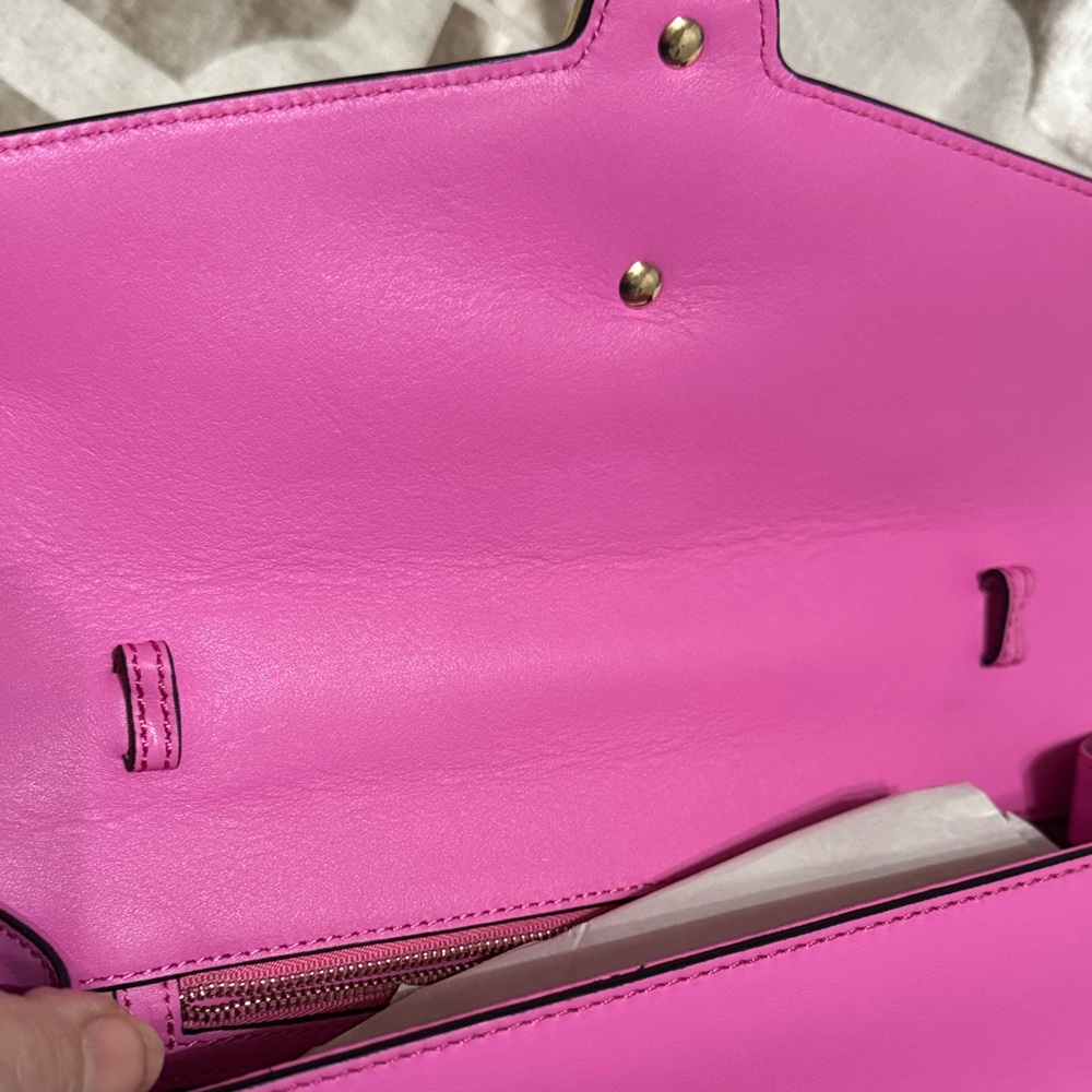 Pink Leather Handbag - Picture 11 of 16